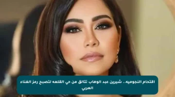 اقتحام النجومية.. شيرين عبد الوهاب تتألق من حي القلعة لتصبح رمز الغناء العربي